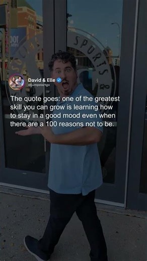 One of the greatest skills you can develop is staying in a good mood