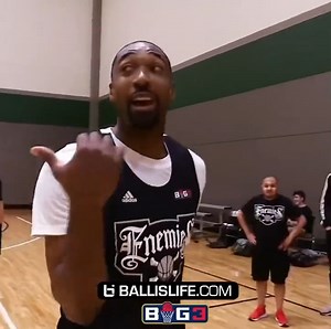"I should put this arm on eBay!" 😂 HBD Gilbert Arenas aka Agent Zero, who was hilariously talking trash at this BIG3 practice while knocking down half-court shots. The 2nd round draft pick used to torch some of your favorite NBA players/teams before he became one of the most popular podcasters in sports. Kobe: 60 Nash: 54 D-Will: 51 Wade: 47 Franchise: 46 B-Diddy: 45 Skip: 44 TP: 43 GP: 43 Jet: 43 Bibby: 43 Starbury: 38 | Ballislife