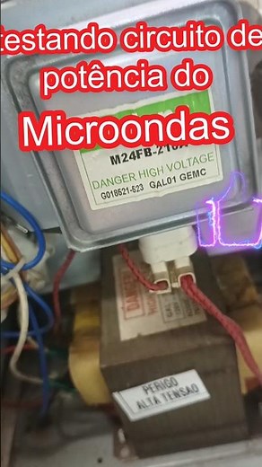 How to test the microwave power circuit #electricalequipment #electrical