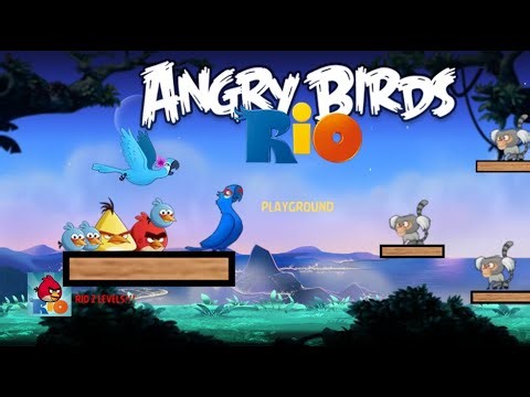 Angry Birds Rio Playground gameplay