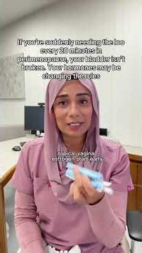 Perimenopause and your bladder
