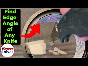 [156] CATRA Laser Goniometer - How to Find the Angle Degrees of Your Knife Blade Edge