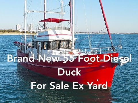 This must be the BEST YACHT DEAL this century - NEW Sea Horse Diesel Duck Troller Yacht