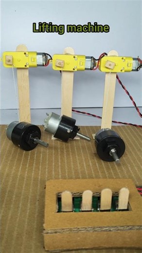 DC Lifting machine #project #science #tech