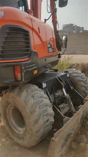 Excavator digging for side wall #shorts #construction