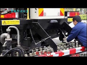 bitumen sprayer operation trainning