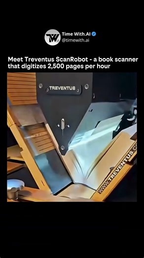 A ROBOT THAT CAN DIGITIZE AN ENTIRE LIBRARY