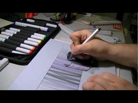 Product Design Rendering using Copic Markers (Stefano Di Lollo)