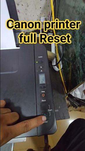 Canon G3010 G2010 Printer Full reset #printerreset #canonprinterreset