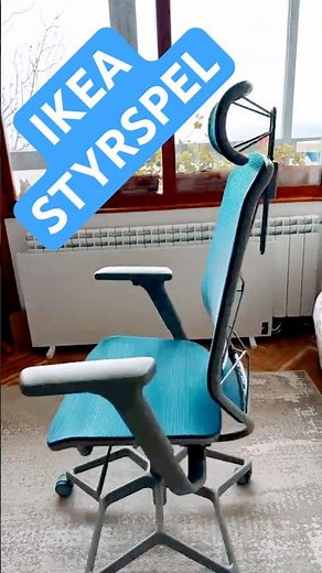 IKEA STYRSPEL office gaming chair all adjustments! @IKEA @IKEAUSA @IKEAdeutschland #stopmotion