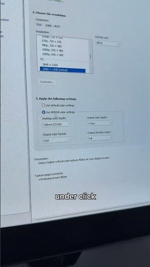how to improve your display settings using NVIDIA ✅