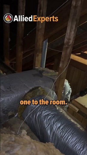 Adding supply vents for additional comfort - supporting all rooms in this home!💨 #energy #home #hvac