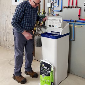 Morton® Clean and Protect® Plus Rust Defense removes 10 times more iron as opposed to plain salt. This means fewer rust stains and better-tasting water. 🚰 #MortonSalt #HardWater #MortonCleanAndProtect #RustHacks #Hacks #Rust #Iron | Morton Salt