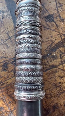 Stacking Ring* Solid Sterling Silver * Choose Your Pattern * Single Stacker Ring * Any Size - Etsy