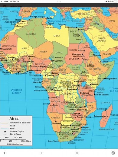 Map of Africa