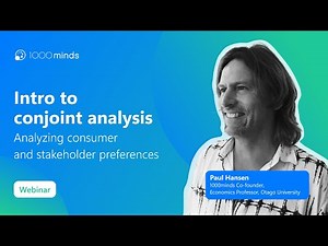 Webinar: Intro to Conjoint Analysis – Analyzing Consumer and Stakeholder Preferences