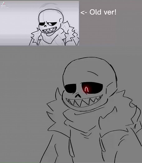 Underfell Sans Redraw - Skeletonsimp Selfinsert