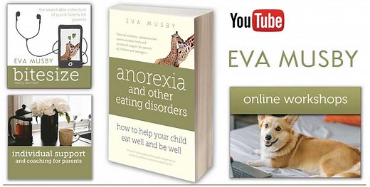 Eva Musby's eating-disorder video & audio resources for parents
