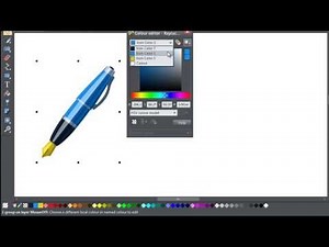 Changing Colors in Groups in Xara Designer Titles