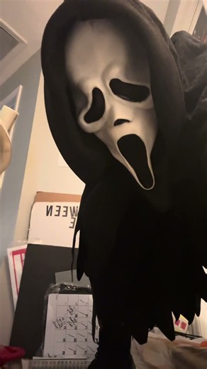 Ghostface robe review this tuesday🖤🎃#ghostface #scream #slasher #cosplay #spookwithluke