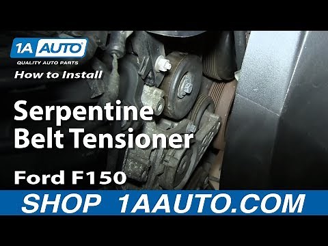 How To Replace Serpentine Belt Tensioner 04-08 4.6L V8 Ford F-150