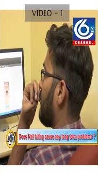 Why Do People Bite Nails? | Causes, Health Risks And Easy Ways to Stop | C6TV #NailBiting #Stress