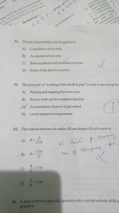 Theory of probability can be applied to:A) Cumulative errors o... | Filo