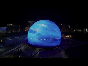 Planet Parade on Sphere | 2025 Planetary Alignment