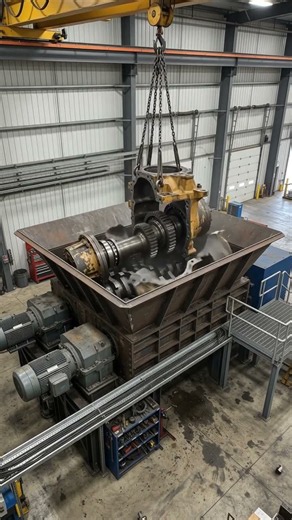 Industrial Shredder vs Massive Equipment | Extreme Metal Crushing #metal #shredder