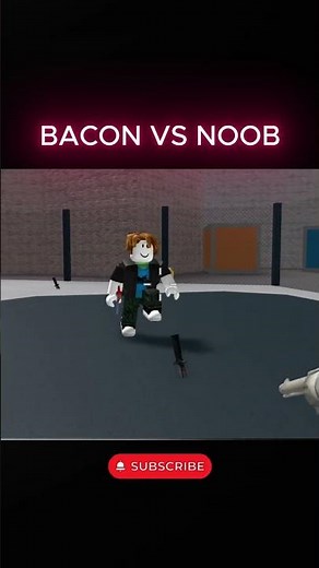 NOOB vs BACON! MM2 #roblox #mm2 #murdermystery2