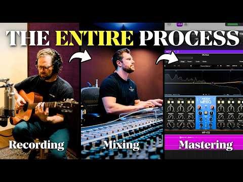 Start to Finish Studio Session (Recording, Mixing, Mastering)