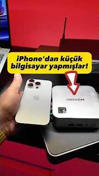 Cücük kadar bilgisayar yapmışlar 😂