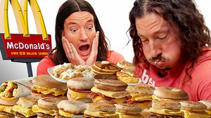 7K views · 50 reactions | Eating The Entire #McDonald’s Breakfast Menu In 1 Hour | Mashed | Facebook