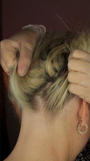 ASMR Nape & Behind Ear Hair Pulling #asmr #shorts