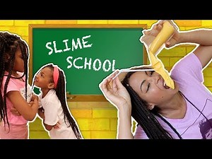 Pretend Slime Teacher vs Students! Slime School Sick Day FAIL - New Toy School