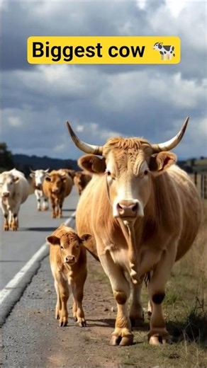 cow videos 🐄 biggest cow in the world #cow #animals