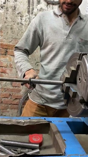 Heavy-Duty Spring Making Process | Skilled Craftsmanship at Work