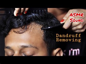 Dandruff Removing Tutorial | Hair Fall Treatment With Lemon | Dandruff Remove With ASMR Sound