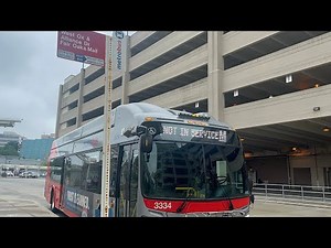 Wmata MetroBus 3000 Series Ride, #3334, Route: 2B, Dunn Loring to Fair Oaks Mall [Full Ride]