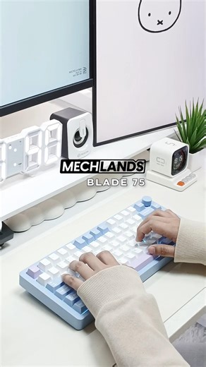 ⌨️ the ‪@MechLands‬blade 75 delivers smooth creamy keystrokes for cozy typing every single day