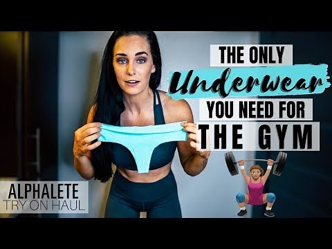 UNDERWEAR for Leggings | Alphalete Try On Haul
