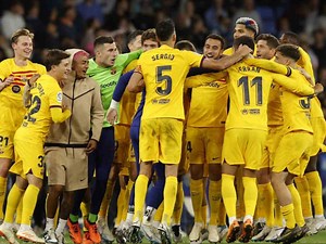 WATCH: Barcelona stars remember Lionel Messi after winning La Liga