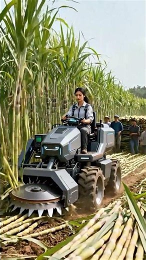 Sugarcane harvesting process using an advanced trimming machine