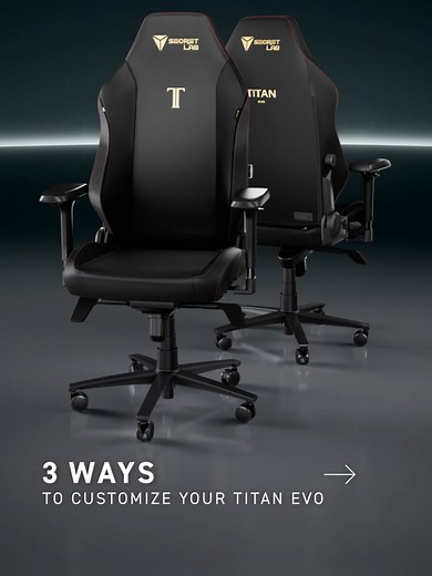 A chair that feels like it was made just for you. From its upholstery to armrest tops, nearly every part of Secretlab TITAN Evo can be tailored to fit you and your routine — down to the smallest details. #Secretlab #ergonomicchair #ergonomics