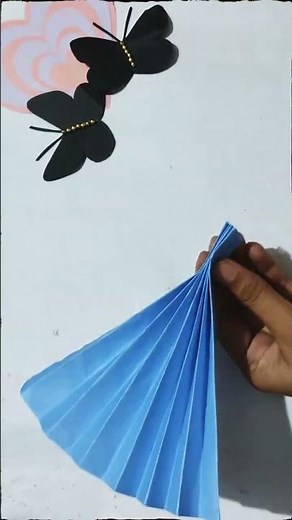 “Easy Paper Fan Making Tutorial | Simple & Beautiful DIY Paper Craft for Beginners 🌀✨”