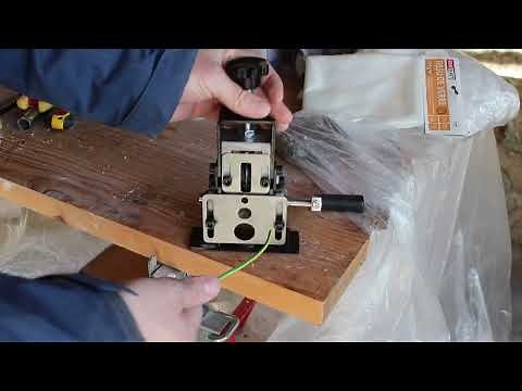 Dénudeuse de cable manuelle fonctionnement