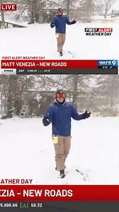 There has been an unprecedented snowfall🌨 in Baton Rouge. WAFB Reporter Matt Venezia is giving us a lesson on how to make a snow angel❄. | WAFB Channel 9