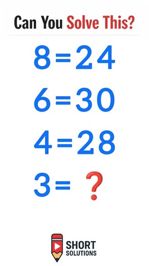 Brain Teaser | Math Puzzle Challenge #mathchallenge