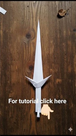 diy naruto paper kunai | how to make a paper kunai| kunai making with paper #trending #viral #easy