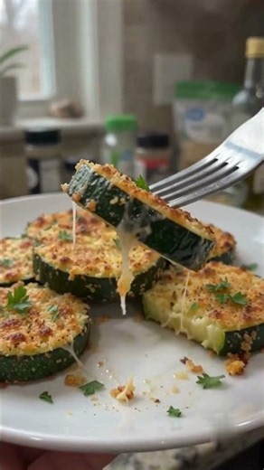 Crispy Parmesan Zucchini Rounds